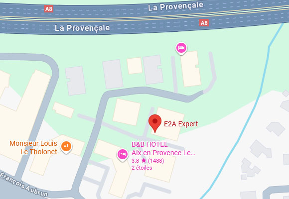 Plan d'acc&egrave;s Aix-en-Provence